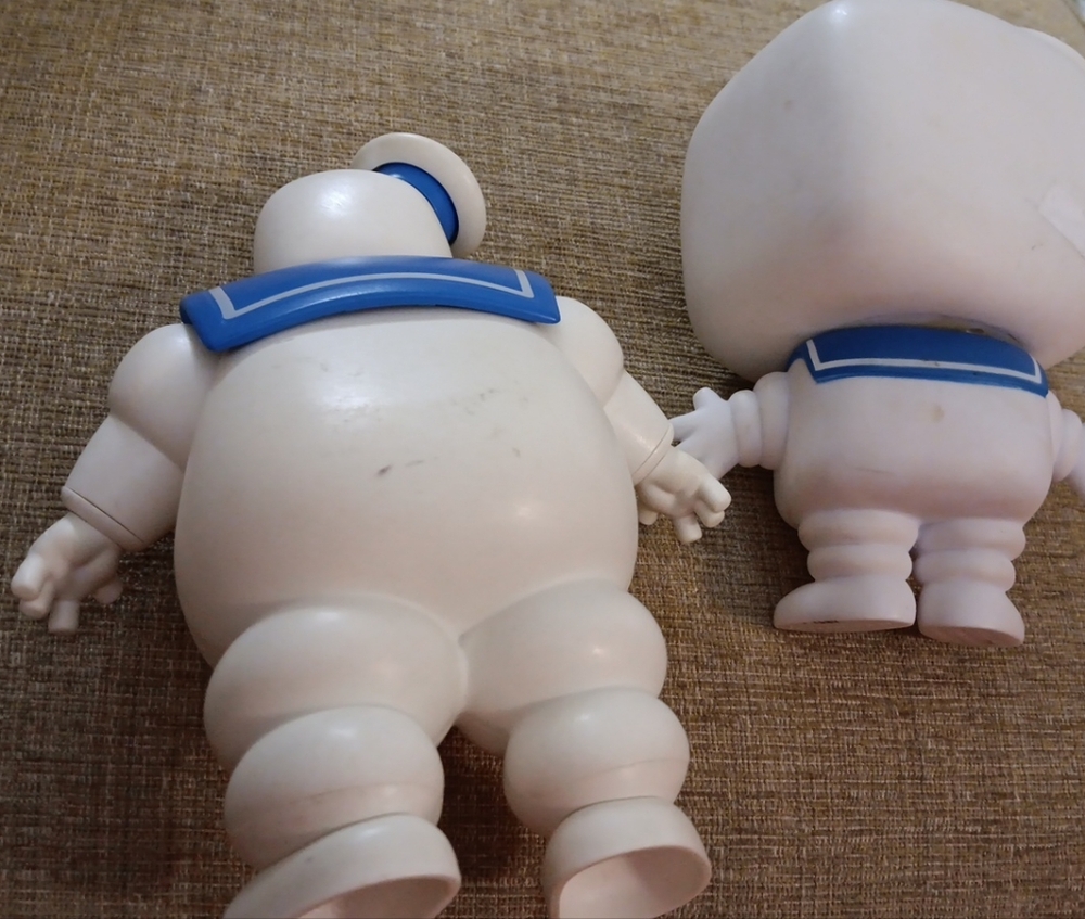 Stay Puft Marshmallow Man Action Figure - White and Blue
